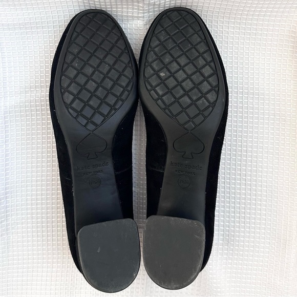 KATE SPADE NEW YORK Beverly Pump Shoes Block Heel Round Toe US 7.5 Excellent - Picture 5 of 6